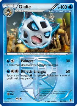Carta Glalie dell'espansione Esplosione Plasma, numero 22/101