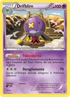 Carta Drifblim dell'espansione Esplosione Plasma, numero 35/101