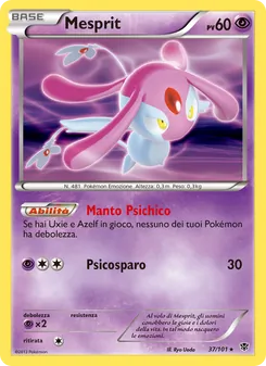 Carta Mesprit dell'espansione Esplosione Plasma, numero 37/101