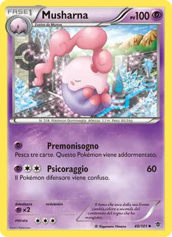 Carta Musharna dell'espansione Esplosione Plasma, numero 40/101