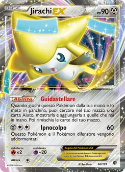Carta Jirachi-EX dell'espansione Esplosione Plasma, numero 60/101