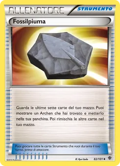 Carta Fossilpiuma dell'espansione Esplosione Plasma, numero 82/101