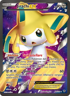 Carta Jirachi-EX dell'espansione Esplosione Plasma, numero 98/101