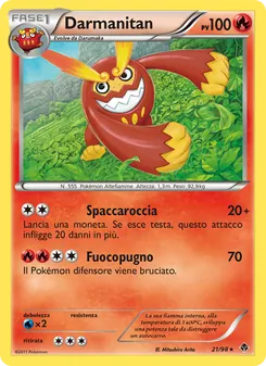 Carta Darmanitan dell'espansione Nuove Forze, numero 21/98