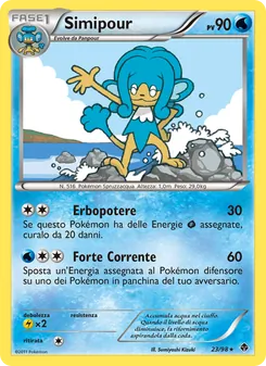 Carta Simipour dell'espansione Nuove Forze, numero 23/98