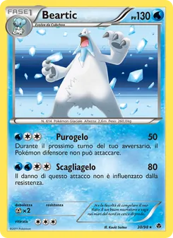 Carta Beartic dell'espansione Nuove Forze, numero 30/98