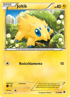 Carta Joltik dell'espansione Nuove Forze, numero 33/98