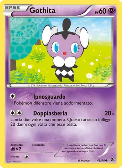 Carta Gothita dell'espansione Nuove Forze, numero 43/98