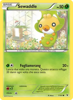 Carta Sewaddle dell'espansione Vittorie Regali, numero 1/101