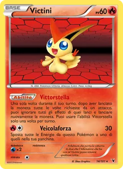 Carta Victini dell'espansione Vittorie Regali, numero 14/101