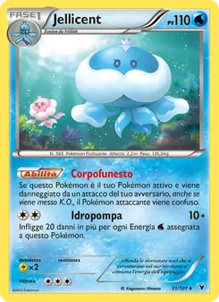 Carta Jellicent dell'espansione Vittorie Regali, numero 31/101