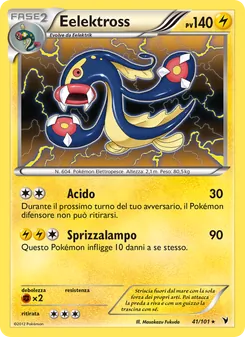 Carta Eelektross dell'espansione Vittorie Regali, numero 41/101