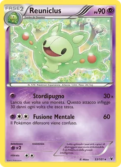 Carta Reuniclus dell'espansione Vittorie Regali, numero 53/101