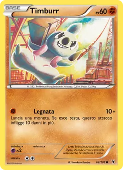 Carta Timburr dell'espansione Vittorie Regali, numero 62/101