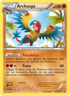 Carta Archeops dell'espansione Vittorie Regali, numero 67/101