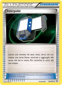 Carta Interpoké dell'espansione Vittorie Regali, numero 96/101