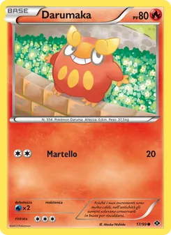 Carta Darumaka dell'espansione Destini Futuri, numero 17/99