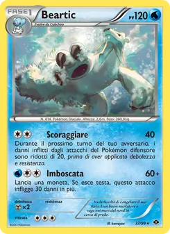 Carta Beartic dell'espansione Destini Futuri, numero 37/99