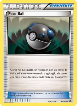 Carta Peso Ball dell'espansione Destini Futuri, numero 88/99