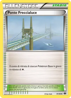 Carta Ponte Freccialuce dell'espansione Destini Futuri, numero 91/99