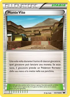 Carta Monte Vite dell'espansione Esploratori delle Tenebre, numero 101/108