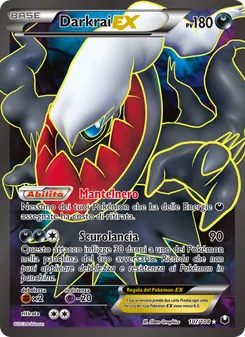 Carta Darkrai-EX dell'espansione Esploratori delle Tenebre, numero 107/108