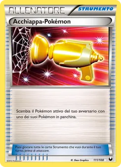 Carta Acchiappa-Pokémon dell'espansione Esploratori delle Tenebre, numero 111/108