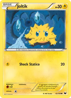 Carta Joltik dell'espansione Esploratori delle Tenebre, numero 42/108