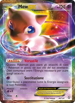 Carta Mew-EX dell'espansione Stirpe dei Draghi, numero 46/124