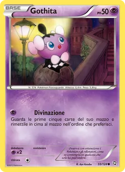 Carta Gothita dell'espansione Stirpe dei Draghi, numero 55/124