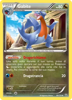 Carta Gabite dell'espansione Stirpe dei Draghi, numero 89/124