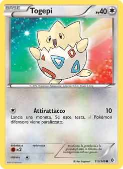 Carta Togepi dell'espansione Confini Varcati, numero 110/149