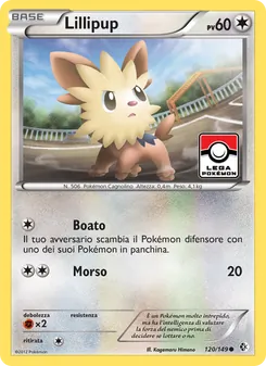 Carta Lillipup dell'espansione Confini Varcati, numero 120/149
