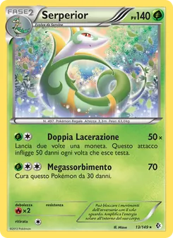 Carta Serperior dell'espansione Confini Varcati, numero 13/149