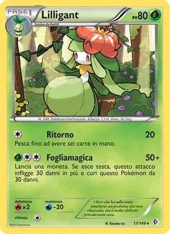 Carta Lilligant dell'espansione Confini Varcati, numero 17/149