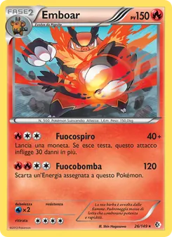 Carta Emboar dell'espansione Confini Varcati, numero 26/149