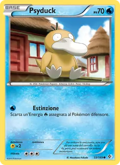 Carta Psyduck dell'espansione Confini Varcati, numero 33/149