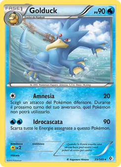 Carta Golduck dell'espansione Confini Varcati, numero 35/149