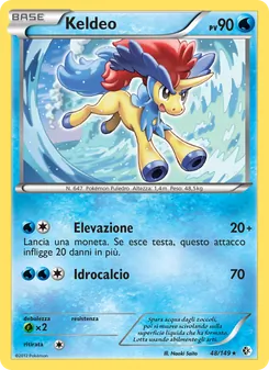 Carta Keldeo dell'espansione Confini Varcati, numero 48/149