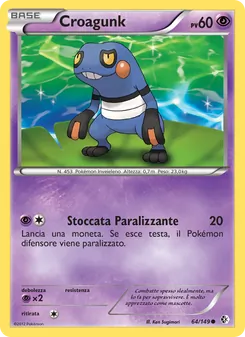 Carta Croagunk dell'espansione Confini Varcati, numero 64/149