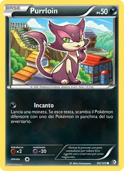 Carta Purrloin dell'espansione Confini Varcati, numero 90/149