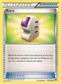 Carta Etere dell'espansione Uragano Plasma, numero 121/135