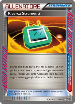 Carta Ricerca Strumenti dell'espansione Uragano Plasma, numero 128/135