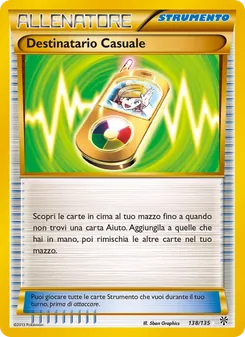 Carta Destinatario Casuale dell'espansione Uragano Plasma, numero 138/135