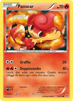 Carta Pansear dell'espansione Uragano Plasma, numero 19/135