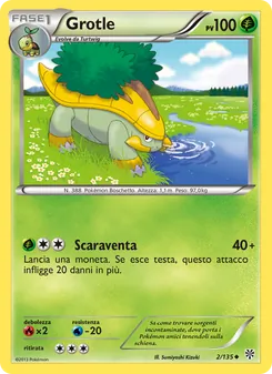 Carta Grotle dell'espansione Uragano Plasma, numero 2/135
