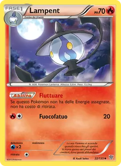 Carta Lampent dell'espansione Uragano Plasma, numero 22/135