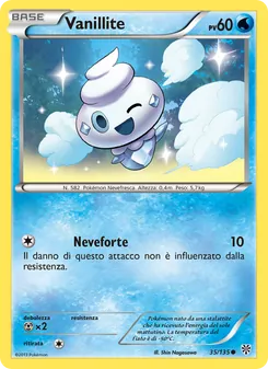 Carta Vanillite dell'espansione Uragano Plasma, numero 35/135