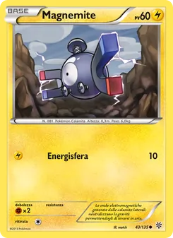 Carta Magnemite dell'espansione Uragano Plasma, numero 43/135