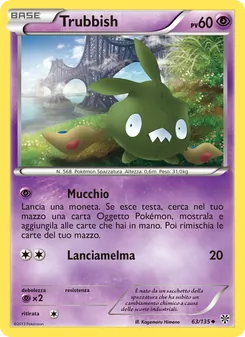 Carta Trubbish dell'espansione Uragano Plasma, numero 63/135
